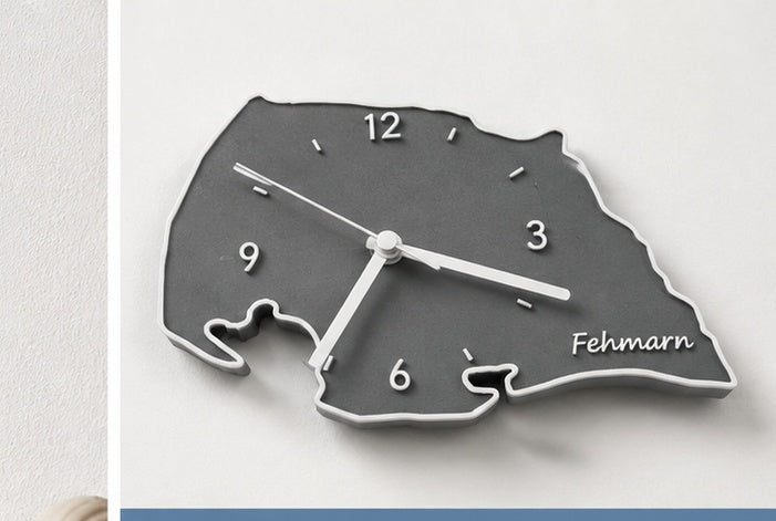 Fehmarn Wanduhr – Inselzeit für dein Zuhause