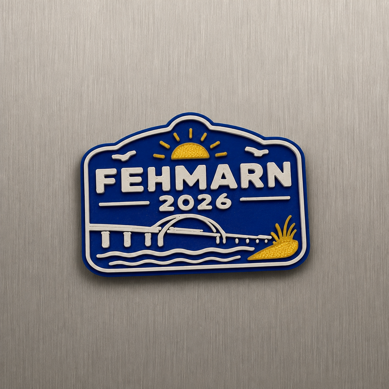Fehmarn Magnet 2026 – 3D-gedrucktes Fehmarn Souvenir