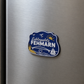 Fehmarn Magnet „Lieblingsplatz“ – 3D-gedrucktes Ostsee-Souvenir
